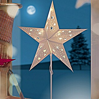 Tween Light Led-ster staand (Binnen, 10 lampen, Diameter: 45 cm, Papier, Warm wit)