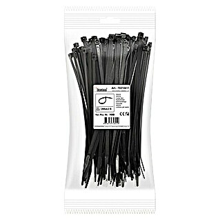 Elektro vezice (Crne boje, 200 x 4,8 mm, 100 Kom.)