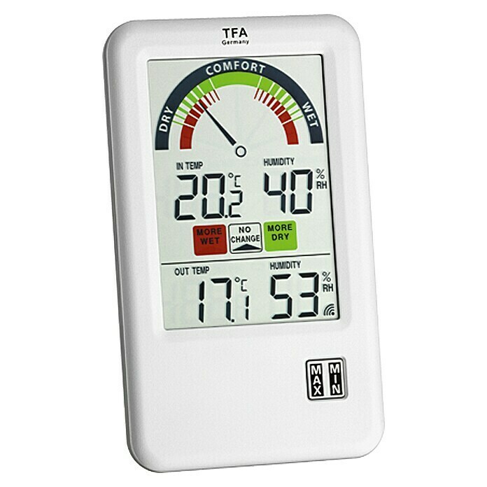Digitales Thermometer mit Fernsensor Sender Kühlschrank Außentemperaturmesser 