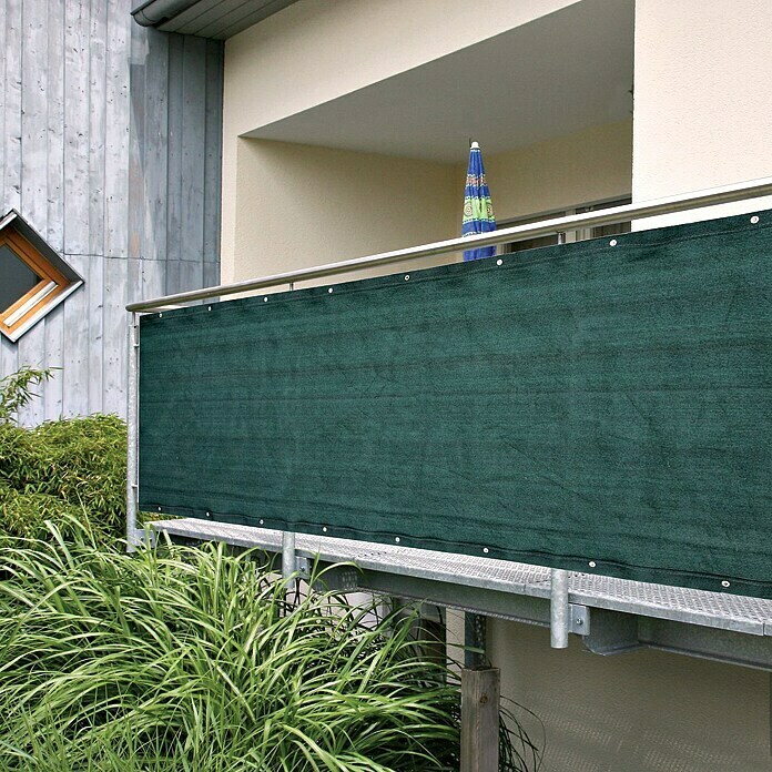 Balkon Sichtschutz Windschutz 80cm x 5,0m 12 Farben Balkonsichtschutz  Sondergr. 