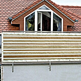 Gardol Zaštita od pogleda za balkon (Bež-bijele boje, 5 x 0,9 m)