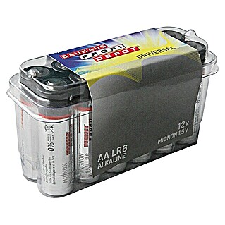 Profi Depot Batterie (Mignon AA, Alkali-Mangan, 1,5 V, 12 Stk.)