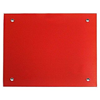 Admiral Radiador de vidrio por infrarrojos (70 x 55 cm, 500 W, Rojo)