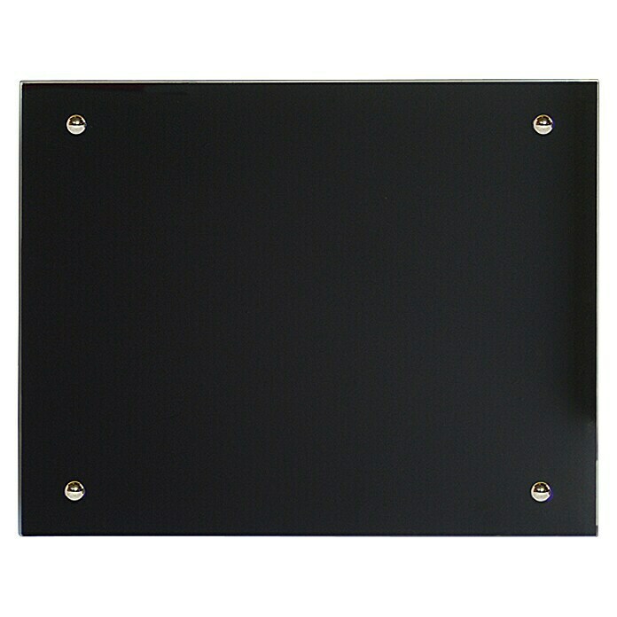 Admiral Radiador de vidrio por infrarrojos (70 x 55 cm, Negro, 500 W)
