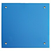 Admiral Radiador de vidrio por infrarrojos (50 x 50 cm, Azul, 350 W)