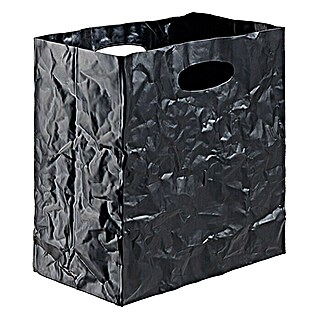 Caja arrugada (Negro, Plástico)