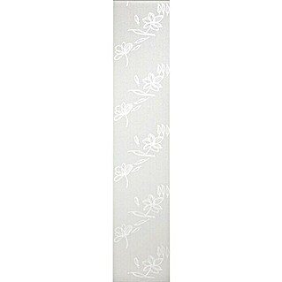 Expo Ambiente Flächenvorhang Flower (60 x 300 cm, Weiß, 65 % Polyester)