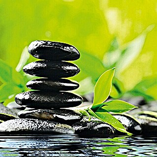 Bild (Zen Stones Wellness, B x H: 90 x 90 cm)