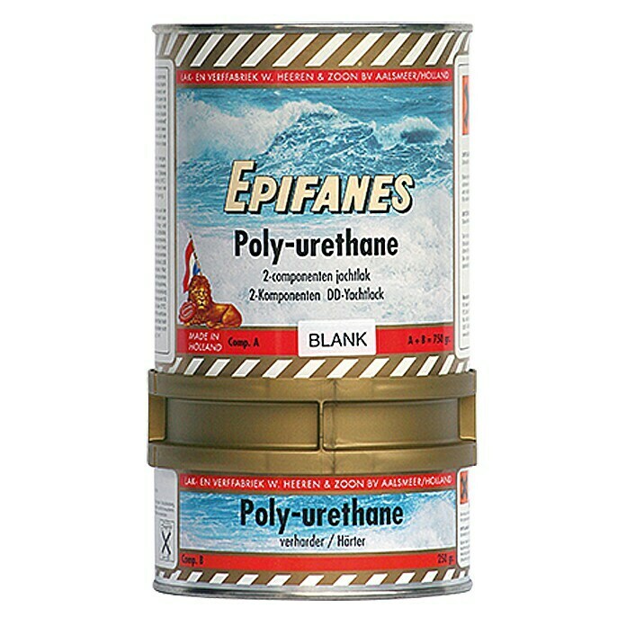 Epifanes Blanke lak Poly-urethane (750 ml, Hoogglans, Helder)