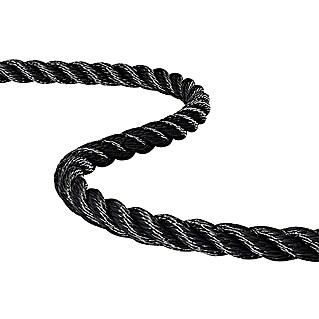 Robline Pričvrsno uže u na metre Cormoran (16 mm, XLF, Crne boje)