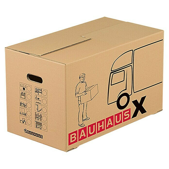 oficial Inmoralidad Marcha atrás BAUHAUS Caja de embalaje Multibox X (Capacidad de carga: 30 kg, 62,5 x 34,5  x 38 cm) | BAUHAUS