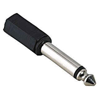 Hama Audio-Adapter (Klinkenkupplung 3,5 mm, Klinkenstecker 6,3 mm, Geeignet für: Mikrofone)