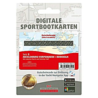 Digitale Sportbootkarte: Satz 2 - Mecklenburg-Vorpommern - Bornholm