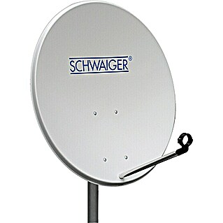 Schwaiger Satellitenschüssel SPI992 011 (Stahl, Durchmesser Spiegelfläche: 80 cm, Hellgrau)