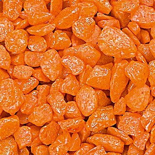 Deko-Steine (Orange, 500 ml, Korngröße: Ø 9 - 13 mm)
