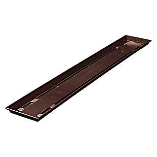 Geli Standard Balkonkasten-Untersetzer (Länge: 100 cm, Braun)