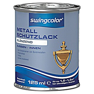 swingcolor Metall-Schutzlack Klarlack (Farblos, 125 ml, Glänzend, Innen, Lösemittelbasiert)