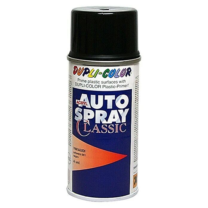 Dupli-Color Acryl-Autospray Classic (Audi/VW, Schwarz, 150 ml)