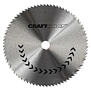 Craftomat Disco de sierra CV (130 mm, Orificio: 16 mm, 80 dientes)