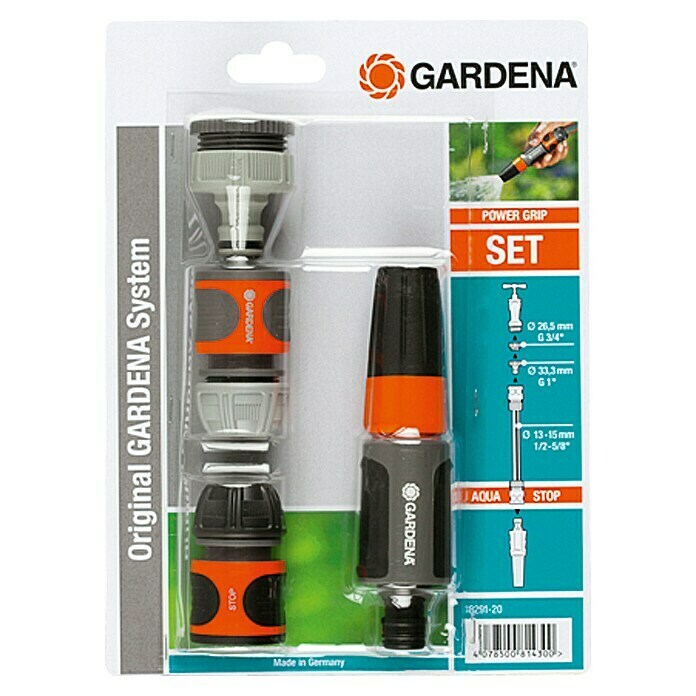 Gardena Reinigungsspritzen-Set Aktions Grundausstattung (Geeignet für: 13 mm (½″) Schläuche)