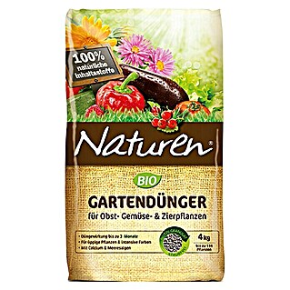 Naturen Bio Gartendünger (4 kg, Inhalt ausreichend für ca.: 114 Pflanzen)