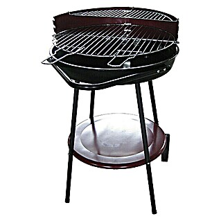 Grillstar Okrugli roštilj Arizona (Crne-srebrne boje, Dimenzija rešetke za pečenje: Ø 48,5 cm)
