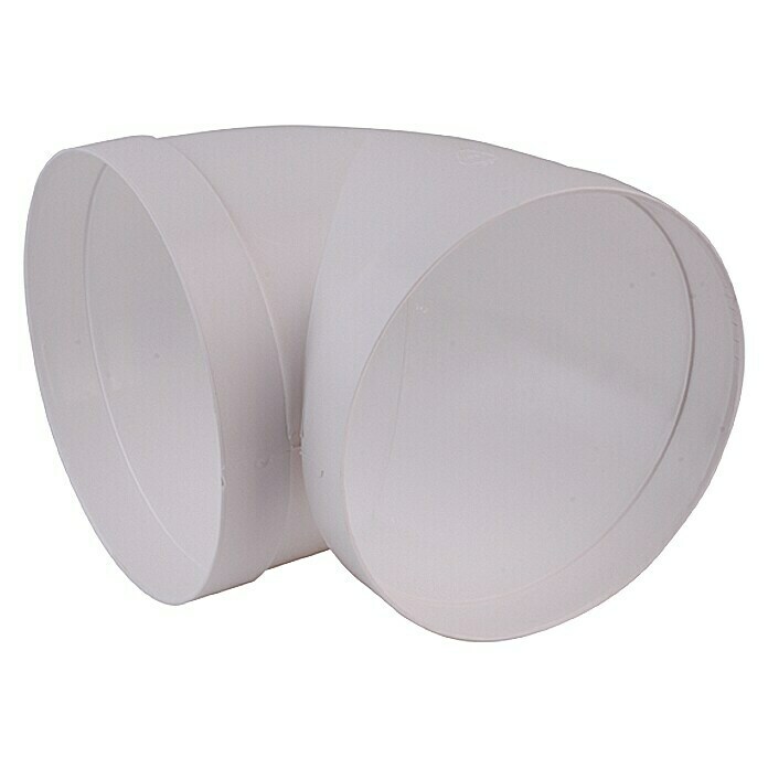 Bogen Rohrbogen Winkel 15° PVC Kunststoff Weiß Lüftungsrohr Lüftung Dunstabzug