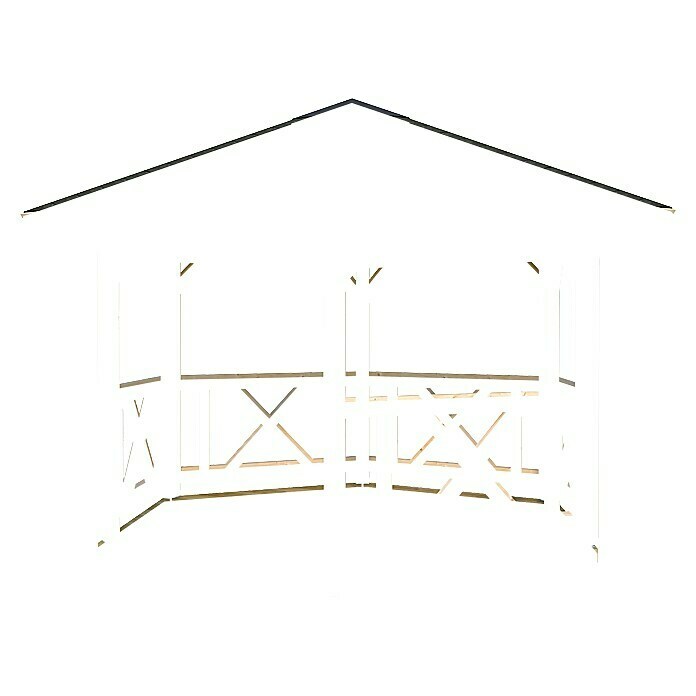 Palmako Pavillon Betty (Durchmesser: 3,37 m, Fichte, Firsthöhe: 3,13 m)
