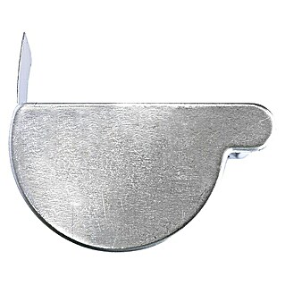 Sarei Rinnenendstück Links (Nennweite: 80 mm, Ausführung: Links, Aluminium)