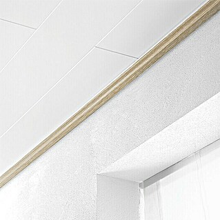 LOGOCLIC Perfil embellecedor para techo Roble Spree (2,6 m x 36 mm x 16 mm)