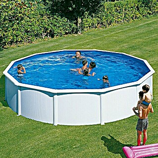 myPool Pool-Set Feeling (Durchmesser: 460 cm, Höhe: 120 cm, 19.000 l, Weiß)