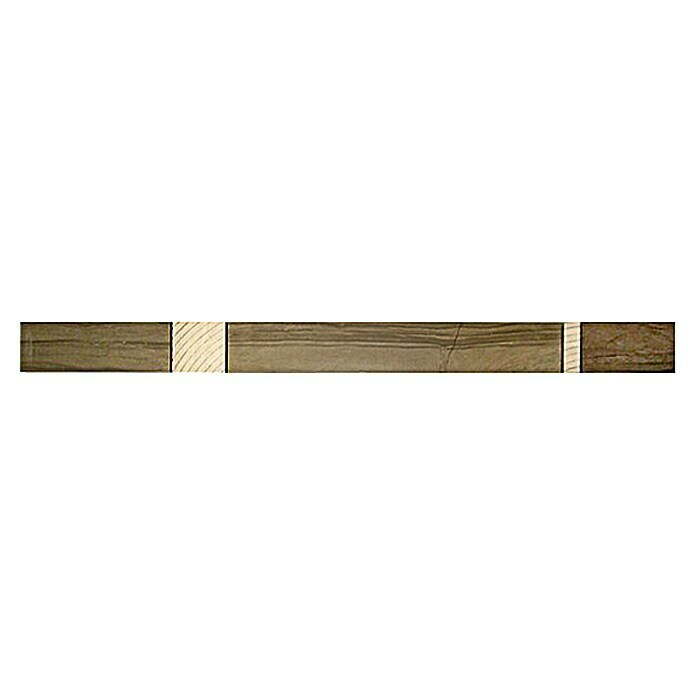 Fliesenbordüre Wood (4,8 x 60 cm, Creme, Matt)