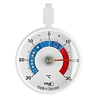 TFA Dostmann Kühlschrankthermometer (Anzeige: Analog, Durchmesser: 6,8 cm)