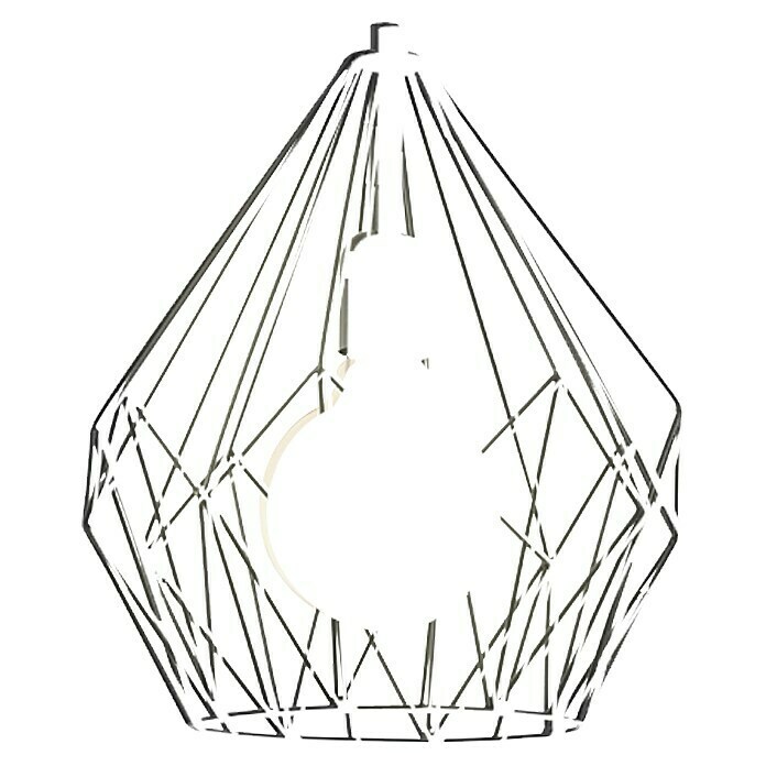 Eglo Okrugla viseća svjetiljka Carlton (Crna, Visina: 110 cm, Maksimalna snaga: 60 W, E27)