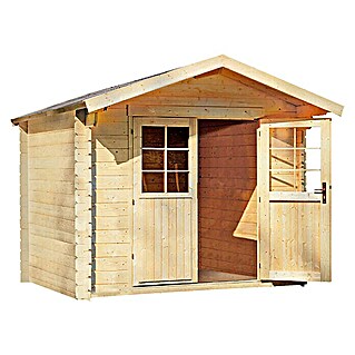 Caseta de madera Vaasa (Madera, Área: 5,8 m², Espesor de pared: 28 mm)