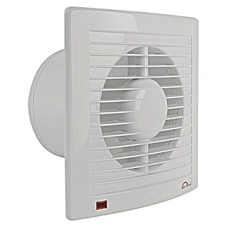 Air-Circle Kupaonski ventilator Air Style (Bijele boje, Promjer: 100 mm, Ekonomični tajmer)