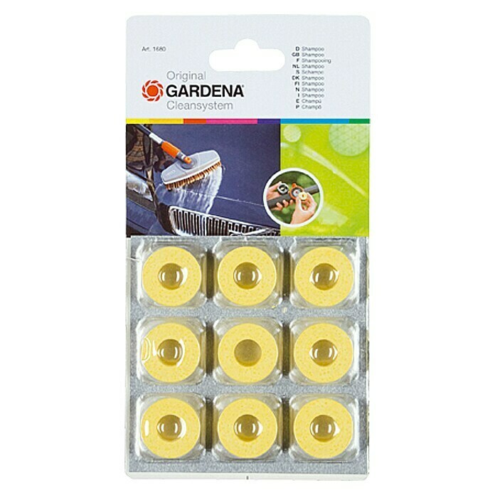 Gardena Shampoo (9 Stk., Passend für: GARDENA Cleansystem Wasserstiele)