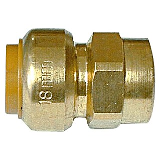 Steck-Übergangsmuffe II (Durchmesser: 18 mm, ½″, Muffe und Innengewinde)