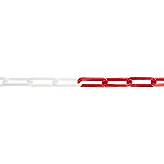 Stabilit Plastični lanac po dužnom metru (6 mm, Plastika, Crveno-bijele boje)