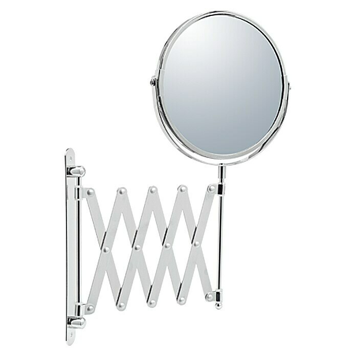 Kosmetikspiegel mit Teleskoparm 4-Fache Vergrösserung Spiegel Badezimmerspiegel 