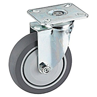 Stabilit Apparate-Lenkrolle (Durchmesser Rollen: 50 mm, Traglast: 45 kg, Kugellager, Mit Platte)