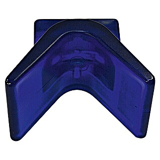 V-Block-Bugauflage (Schenkellänge: 75, Befestigungsbreite: 75 mm, Polyvinyl, Blau)