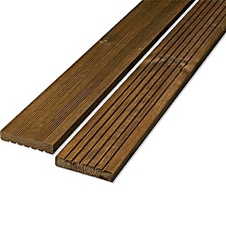 95 mm de ancho 19 mm de grosor . Tablones de terraza de madera de teca de BioMaderas® 60 cm de longitud 