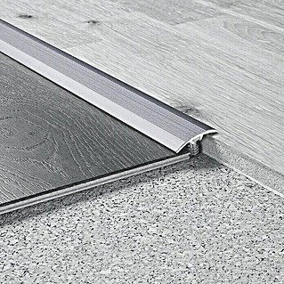 LOGOCLIC Übergangsprofil 201 (Edelstahl matt, 0,9 m x 30 mm, Montageart: Schrauben)