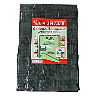 BAUHAUS Lona textil con ojales (5 x 3 m, 140 g/m², Plástico)