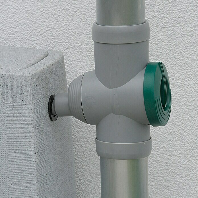 3P Technik Regensammler mit Filter Inox (Grau, Größe Anschluss: 32 mm)