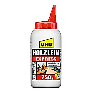 UHU Holzleim Express (750 g, Lösemittelfrei, Weißleim)