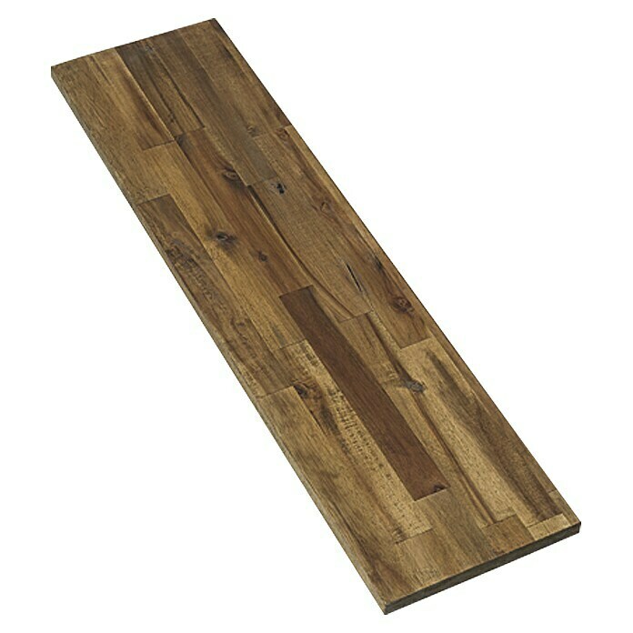 Exclusivholz Verlijmd houten paneel (Acacia, 800 x 200 x 18 mm)