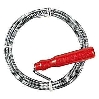 Alpha Tools Rohrreinigungsspirale (3 m, Durchmesser: 5 mm)