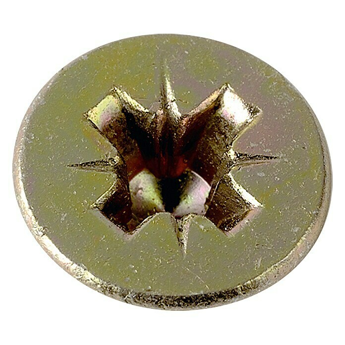 Profi Depot Tornillo tirafondo VZ (Ø x L: 4,5 x 45 mm, 500 uds., Galvanizado, Ranura en forma de cruz Pozidriv)